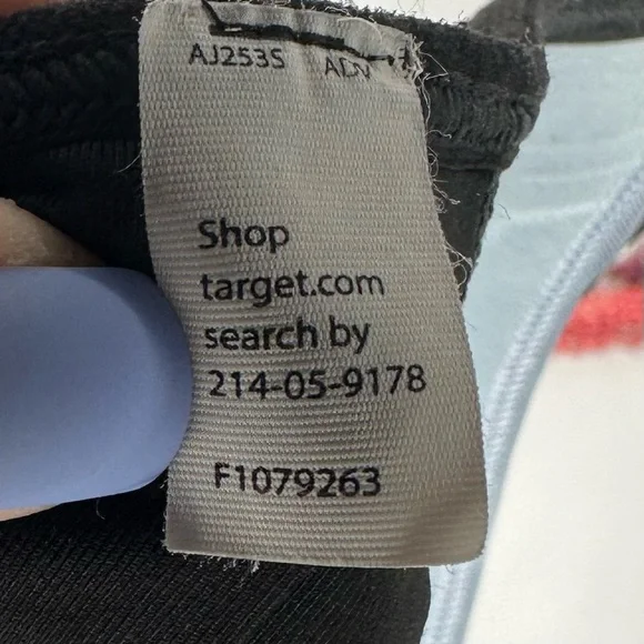 C9 Champion Black Front Zip-Up Sports Bra - Picture 5 of 7